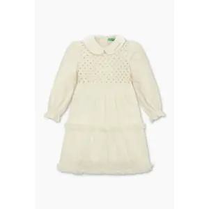 [갤러리아] 25F 베네통키즈 스페셜 벨벳 샤 원피스 (QAOP24561_)