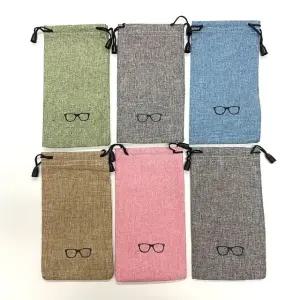 안경집 안경 선글라스 삼베 파우치 18x9cm (WF7B5CA)