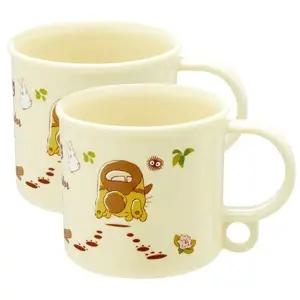 다용도 후크 핸들컵 고양이버스 200ml 2P 양치컵 물컵 손잡이물컵