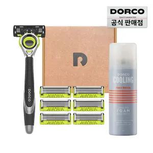 (15%할인) 도루코 페이스3D모션 스타터 면도세트 (면도기+면도날 총7입+쉐이빙폼)