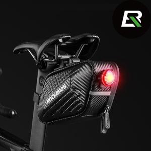 락브로스 카본패턴 하드케이스 새들백 안장가방