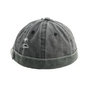 챙없는 패션모자 비니 티오 빈티지 와치캡(그레이)