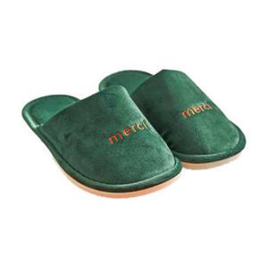 데코뷰 메르시 벨벳 실내화(남) 그린, 1개