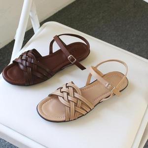 [제이큐]샌들신발 여성 빅사이즈 끈샌들 샌들 여자끈샌들 힐