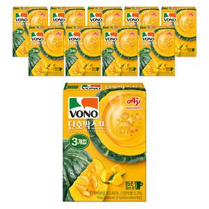 [소비기한 임박] 농심 보노 단호박 스프, 21g, 3개입, 10개