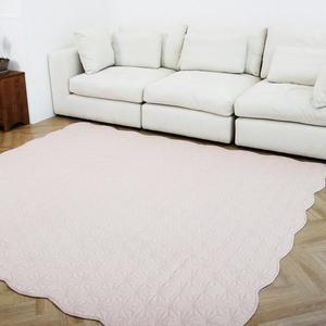 [리앤데코]고밀도 오로라 90수  워싱 침대패드 거실러그  카페트 점보킹 230x260cm