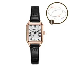 아트박스 비엠포엠 미니골드 여자 심플 클래식 가죽손목시계 골드블랙