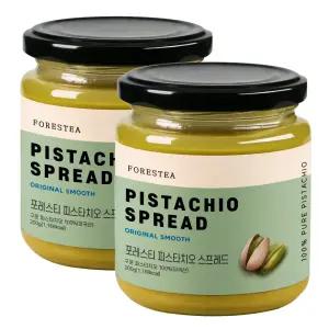 국내제조 무첨가 100% 피스타치오 스프레드 200g 2병 무가당 무설탕 버터 잼