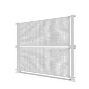 pvc 백색 프라이버시 가림막 고급형 울타리 스크린 래티스 난간 차단 담장 펜스