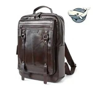 모던 천연가죽 남성용 패션백팩 세련된 몬타나-WFGVHIJ