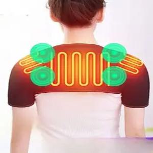 양쪽 어깨 찜질기 날개쭉지 경추 목뒤 승보근 발열조끼