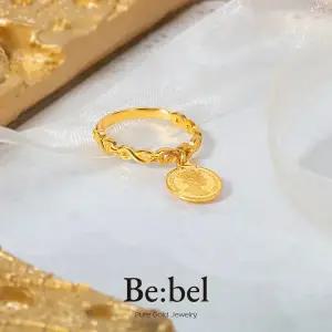 순금반지 3.75g 24k 여자 디자인 코인 비벨 한돈 1돈