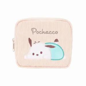 포차코 사각파우치 골덴소재 메이크업 백인백 짐정리