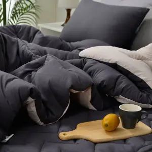 먼지없는 사계절 크래커 차렵이불+베개커버 침구세트 퀸 Q