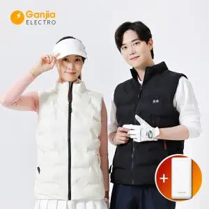 고스카 USB 발열조끼 남녀공용 전기온열 조끼 세탁가능 3단 온도조절 배터리 포함