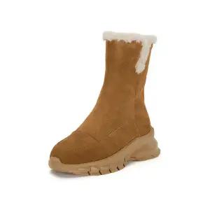 [무크]엠.무크 노엘 소가죽 투웨이 퍼 부츠 카멜 516523616IO