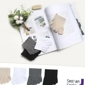 양말 남 몰래 속에 신는 반쪽짜리 발가락 6족