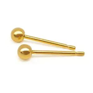 당일발송 24K 순금 심플볼 귀걸이 3mm(1쌍)