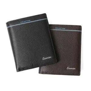 소가죽 남성 카드 지갑 콤팩트 반지갑 남성용 지갑