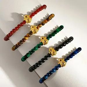 [골드앤]골드앤 순금 24K 황금 거북이 천연석 비즈 팔찌 소