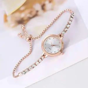 [골드스마일]여자 손목시계 여성 화이트백 시계 캐주얼 시계 여자시계