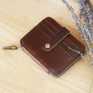 [하프클럽/]가죽 Y11 천연소가죽 남녀공용 블루마운트 카드지갑