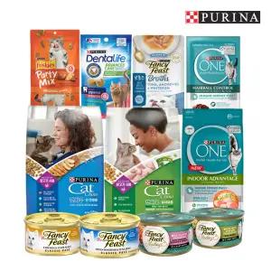 퓨리나 고양이 사료 간식 모음 팬시피스트 원캣  파티믹스 캣차우 덴탈라이프