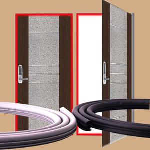 카니드 고급 TPV 현관문 고무 패킹 6.3M 방음 방풍 현관문몰딩 틈막이 틈새막이 가스켓 문풍지 13mm 11mm