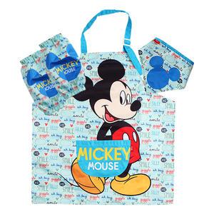 SNC 유아 아동 남아 유치원 어린이집 미술 김장 요리 갯벌 체험 학습 디즈니 방수 앞치마 세트 [미키마우스]