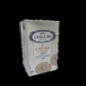 레스큐어 휘핑크림1L(무가당, 동물성 생크림, 프랑스)