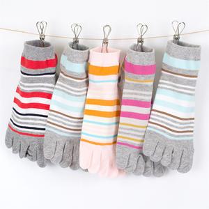 런웨이 RW2915 여성 여자 링글 단목 발가락양말 5족세트