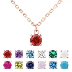 [미니아트]925 실버 은 체인 탄생석 큐빅 데일리 심플 레이어드 목걸이