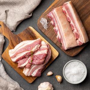 [육지리] 지리산산골 오겹살, 수육용, 구이용 600g/1kg