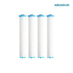 [샤워플러스] 아쿠아듀오 SF-300 녹물제거필터4EA