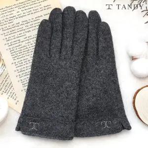 탠디 T로고자수 스마트터치 여성용 모장갑
