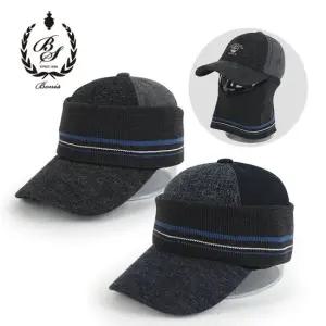 [보니스골프] TWM7630 남성 겨울 방한 복면 골프모자