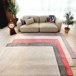 [리빙플래너]멜랑 사계절 단모 러그 워셔블 거실러그 카페트 (150X200cm)