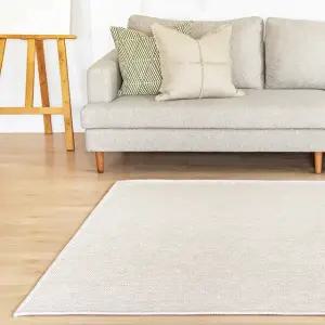 스칸디앤홈 먼지없는 쉐브론 사이잘룩 러그 거실 카페트 크림베이지 200x350