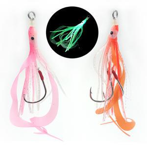 유앤아이 - 멀티 지깅 채비 스커트 바늘 3/0 대구라바 참돔 농어