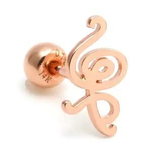 [비앤비골드] 14K 하쿠나마타타 피어싱 귀걸이 한쪽 NPE21709