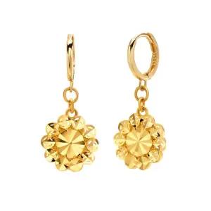 갤러리아 여자 순금 원터치 귀걸이 반짝 써클 24K 3.75g 18k링