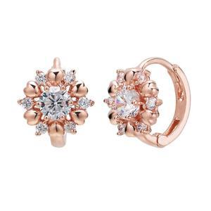 갤러리아 여자 14K 귀걸이 원터치 링 금귀걸이 하트 꽃