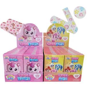 캐치티니핑 키즈밴드 표준형 혼합형 원형 16매입 x 20갑/일회용 반창고 밴드 유아 어린이 가정 구급용품