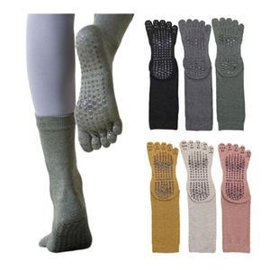 [BZI3104J_51DZ]여성 논슬립 발가락 요가 양말 1켤레 홈트