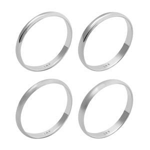 [모아르]18K 반지 엥게이지 반엥게이지 화이트골드 C타입