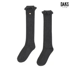 [롯데백화점]닥스키즈 면레이스 골지 니삭스 (DUF61UN61M_CG)