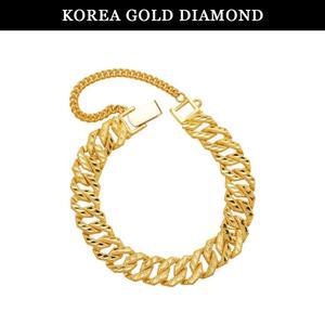 갤러리아 순금 팔찌 24K 남자 팔각 밀그레이 체인 금팔찌 37.5g