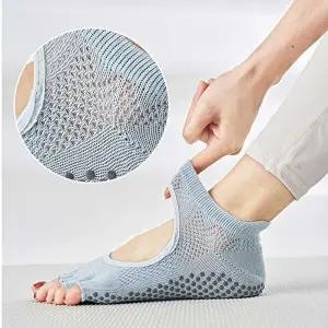 여자 스포츠 발가락 러닝 양말 필라테스 논슬립 삭스-WFGDQ2W