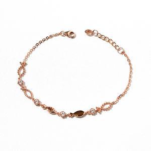 파넬 믹스 물고기 볼 라인 큐빅 팔찌 데일리 행운 재물 여자 친구 선물 14K 18K