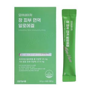 모어네이처 장 피부 면역 알로에겔 20g x 14포 1개 / 써클